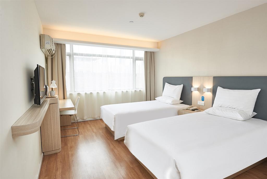 Hanting Hotel Shanghai Tangqiao Subway Station Bagian luar foto