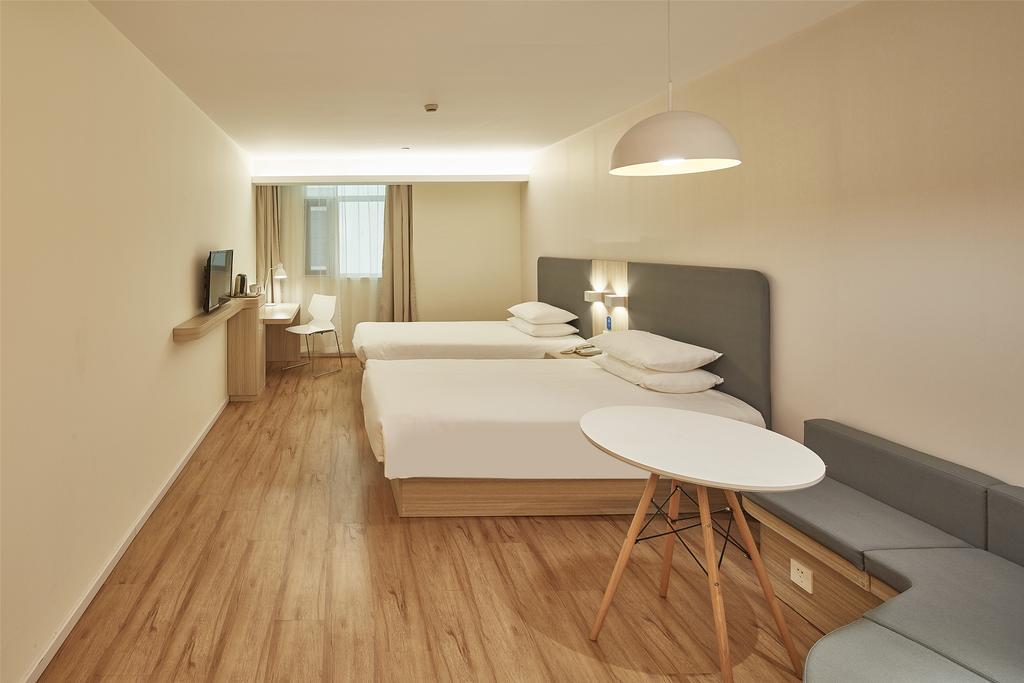Hanting Hotel Shanghai Tangqiao Subway Station Bagian luar foto
