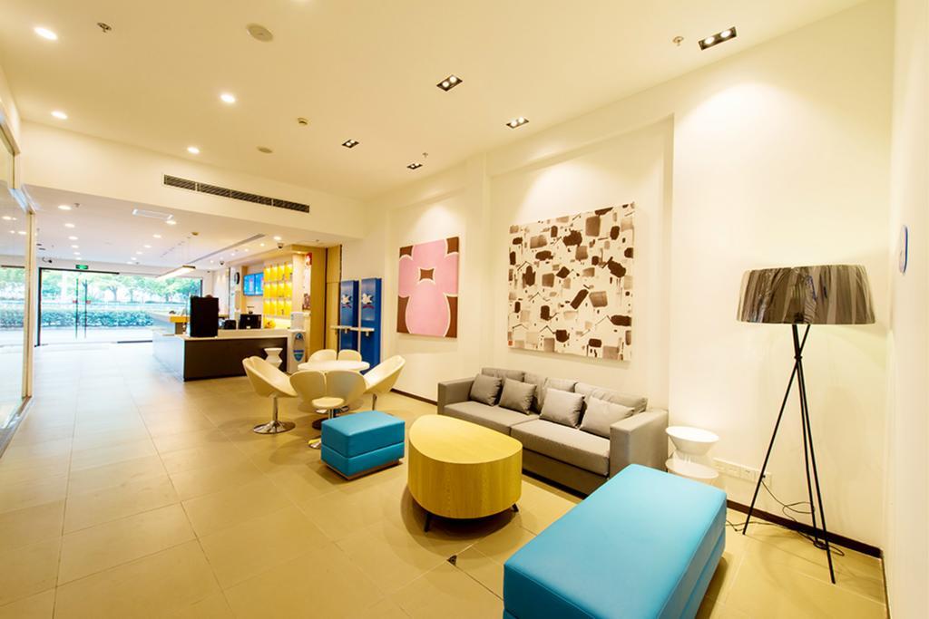 Hanting Hotel Shanghai Tangqiao Subway Station Bagian luar foto